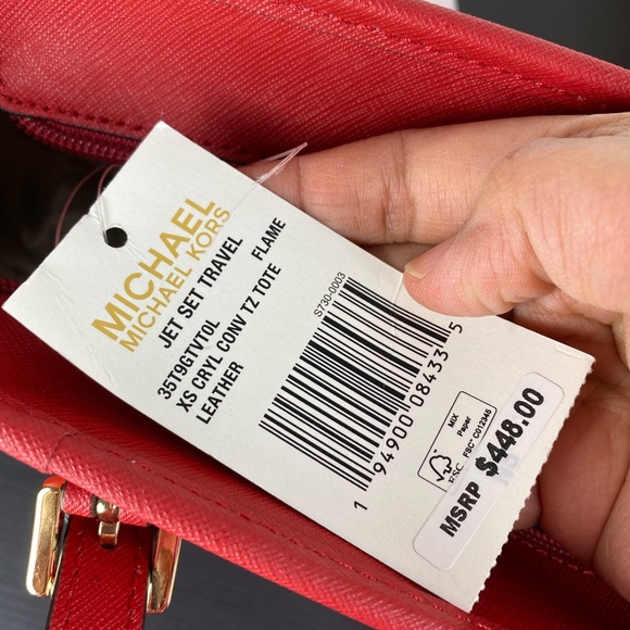 Michael Kors Jet Set Travel XS TZ Tote Bag - Picture 7 of 7